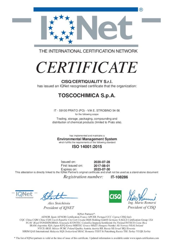 Certificato Toscochimica ISO 14001_2015-2 scad30072023